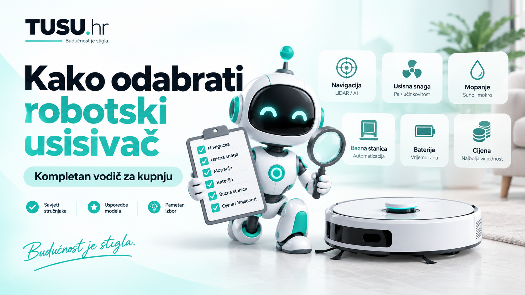 Kako odabrati robotski usisivač: kompletan vodič za kupnju