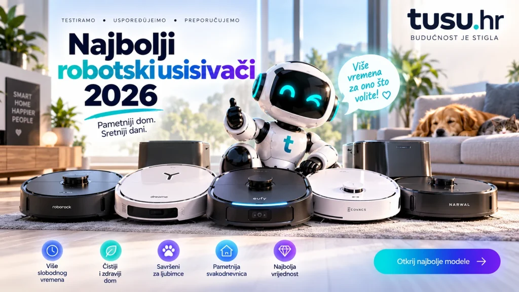 Najbolji robotski usisivači 2026 – TOP 8 modela