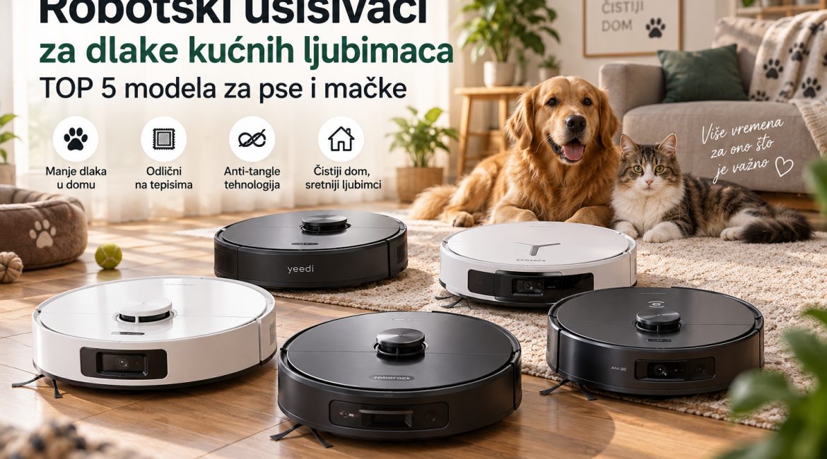 slika clanka usisivaci robotski najbolji za kucne ljubimce